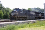 NS 9627 leads the coal train east 